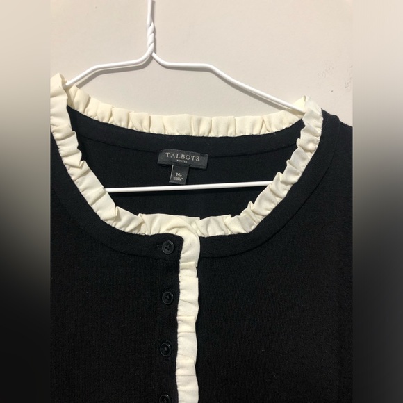 Talbots black buttoned to size M. - Picture 5 of 8